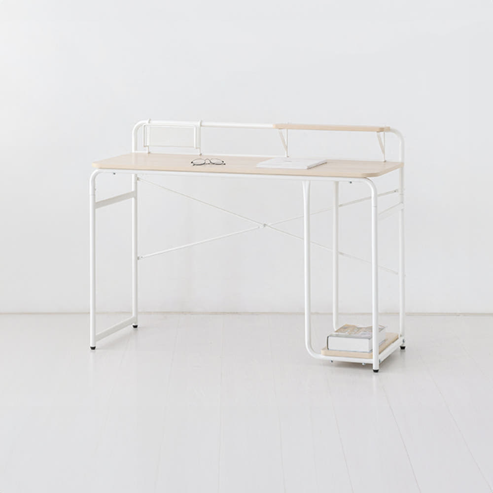 OLLSON E형 책상 1200mmx477mmx895mm, 올화이트 2775.7953 - 상세 이미지 4