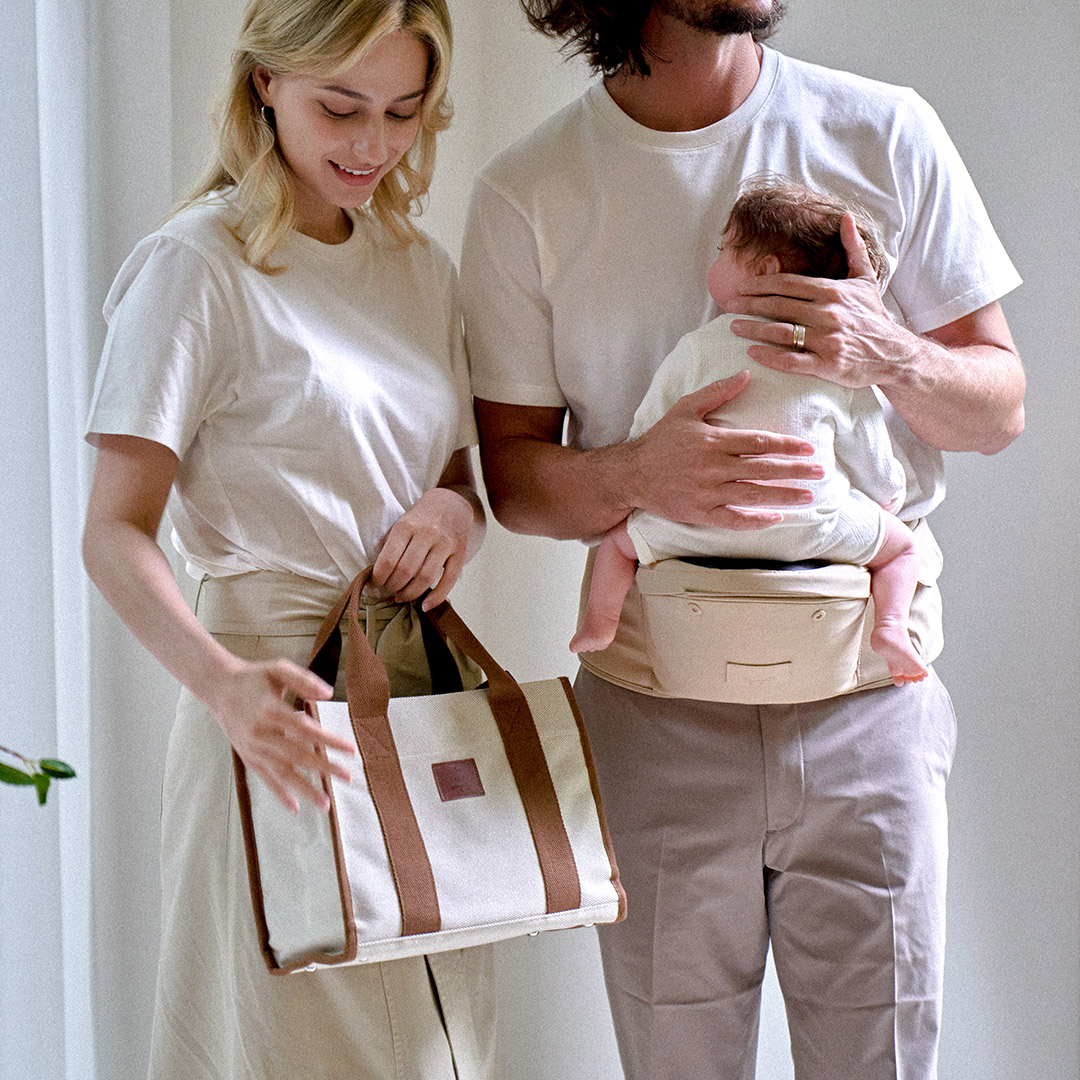 마롤로뜨 캔버스 기저귀가방 생활방수 이너백 포함 국민 숄더백 아기 데일리 M