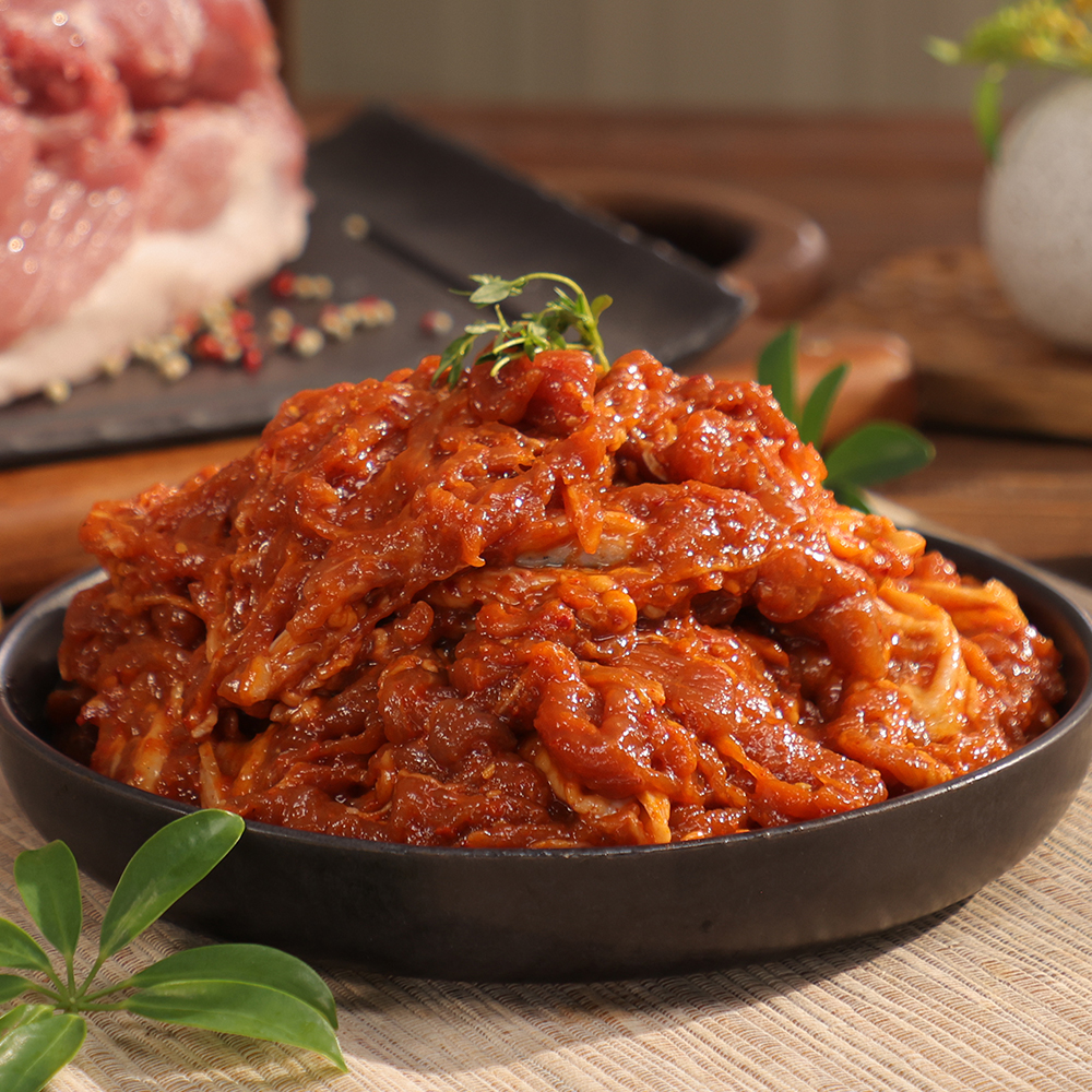 제주 흑돼지 고추장 불고기 간장불고기 제육 돼지 불백 소시지 스테이크 육포 간편식 올미담 - 상세 이미지 3
