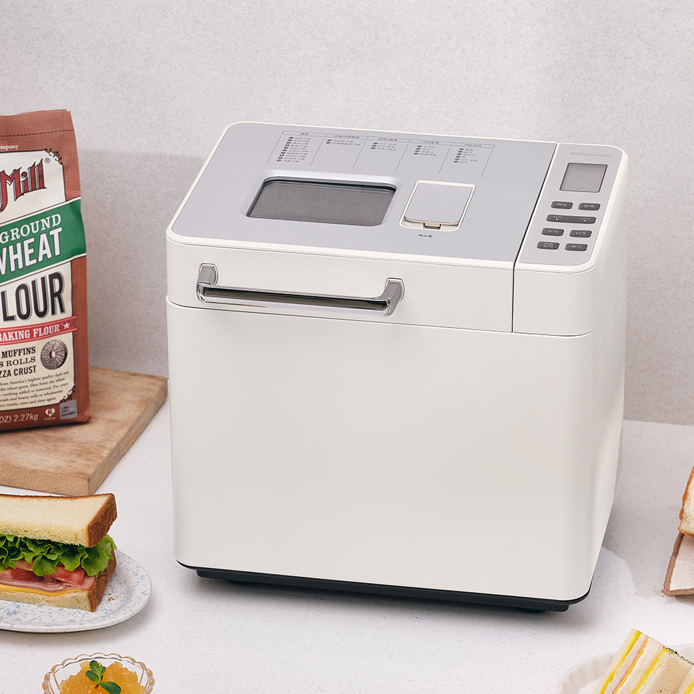 위즈웰 이지 제빵기 가정용 저당 식빵 기계 예약 베이킹 EASY 반죽기 발효 요거트