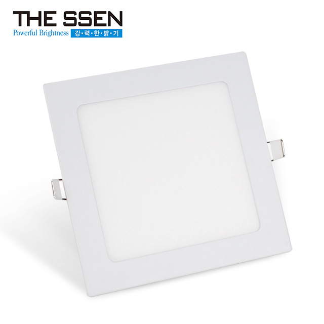 더쎈 LED 다운라이트 초슬림 사각 15cm(6인치) 15W 플리커프리 매입등 - 상품 이미지