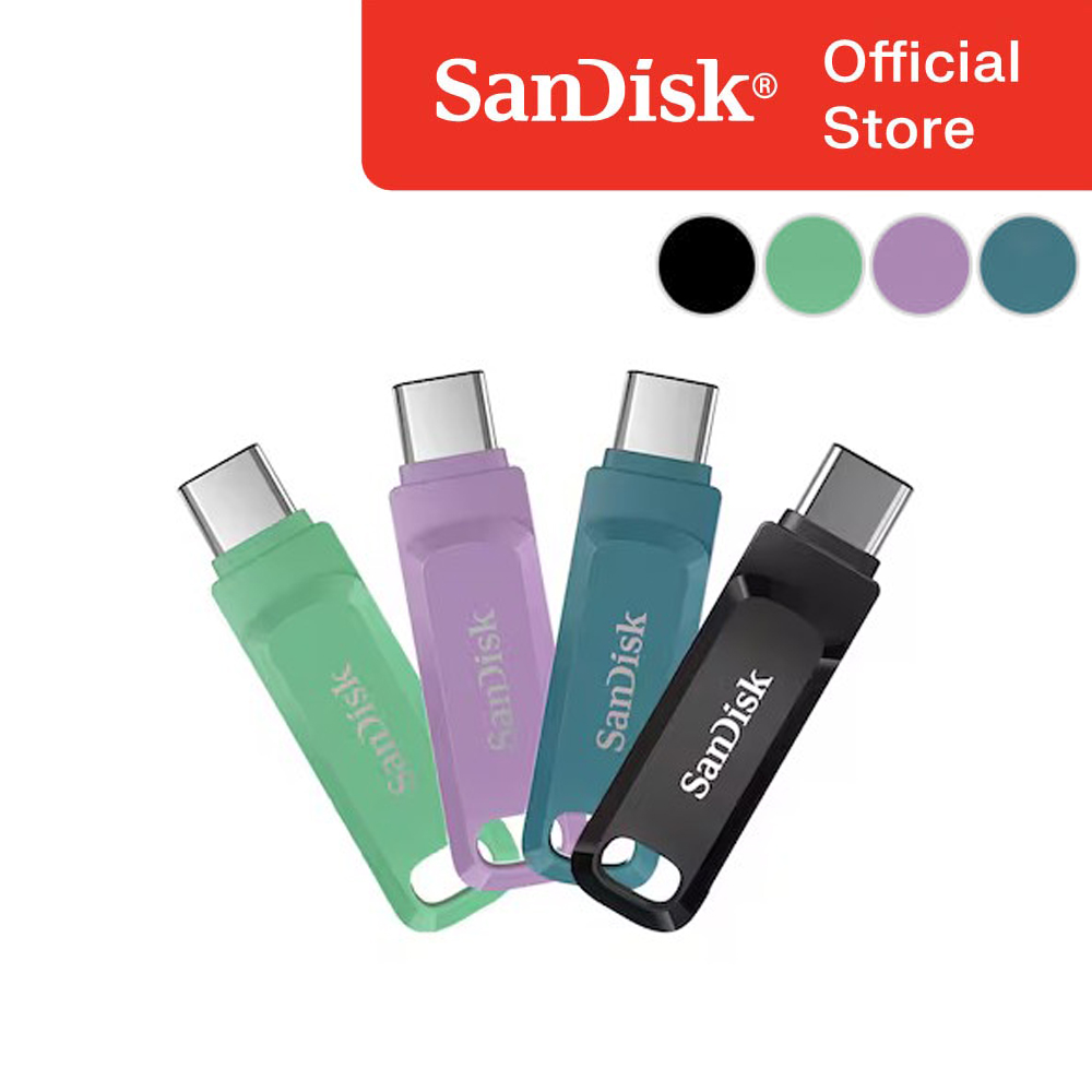 샌디스크 울트라 듀얼 고 C 타입 USB 3.2 OTG 블랙 64GB 상품 이미지