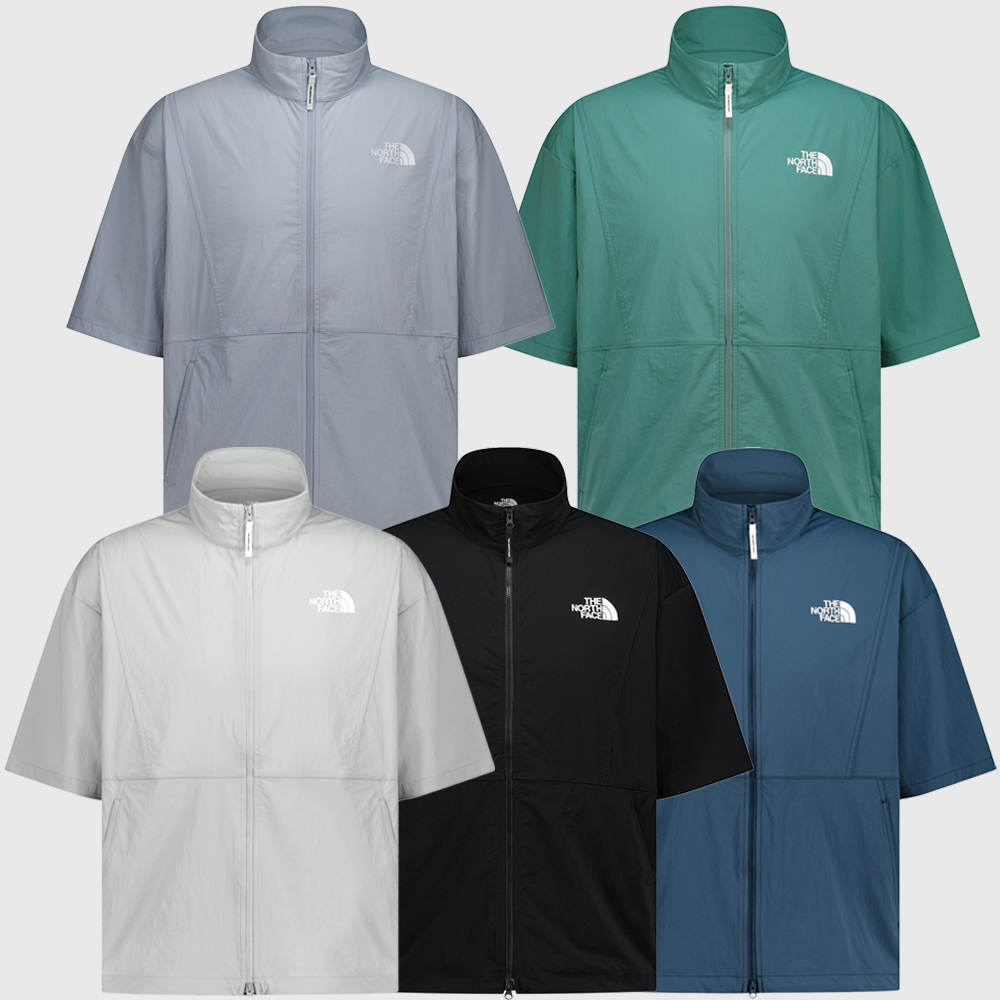 노스페이스 여름 반팔 자켓 냉감 우븐 아이라 반팔 집업 NT7KR01J