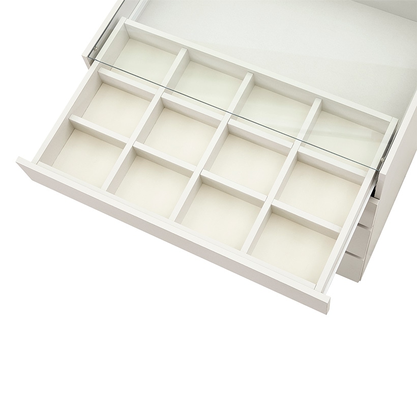 까사미아 뉴로브 에센셜 드레스룸 서랍장 798x528x820mm, 4단, 라이트그레이