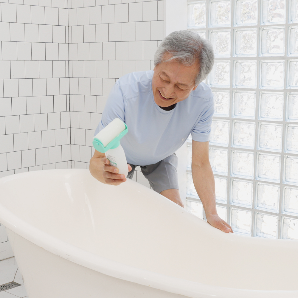 미끄리노 논슬립코트 화장실 욕실 베란다 타일 바닥 안티슬립 롤러형 미끄럼방지젤 300ml 이미지 7
