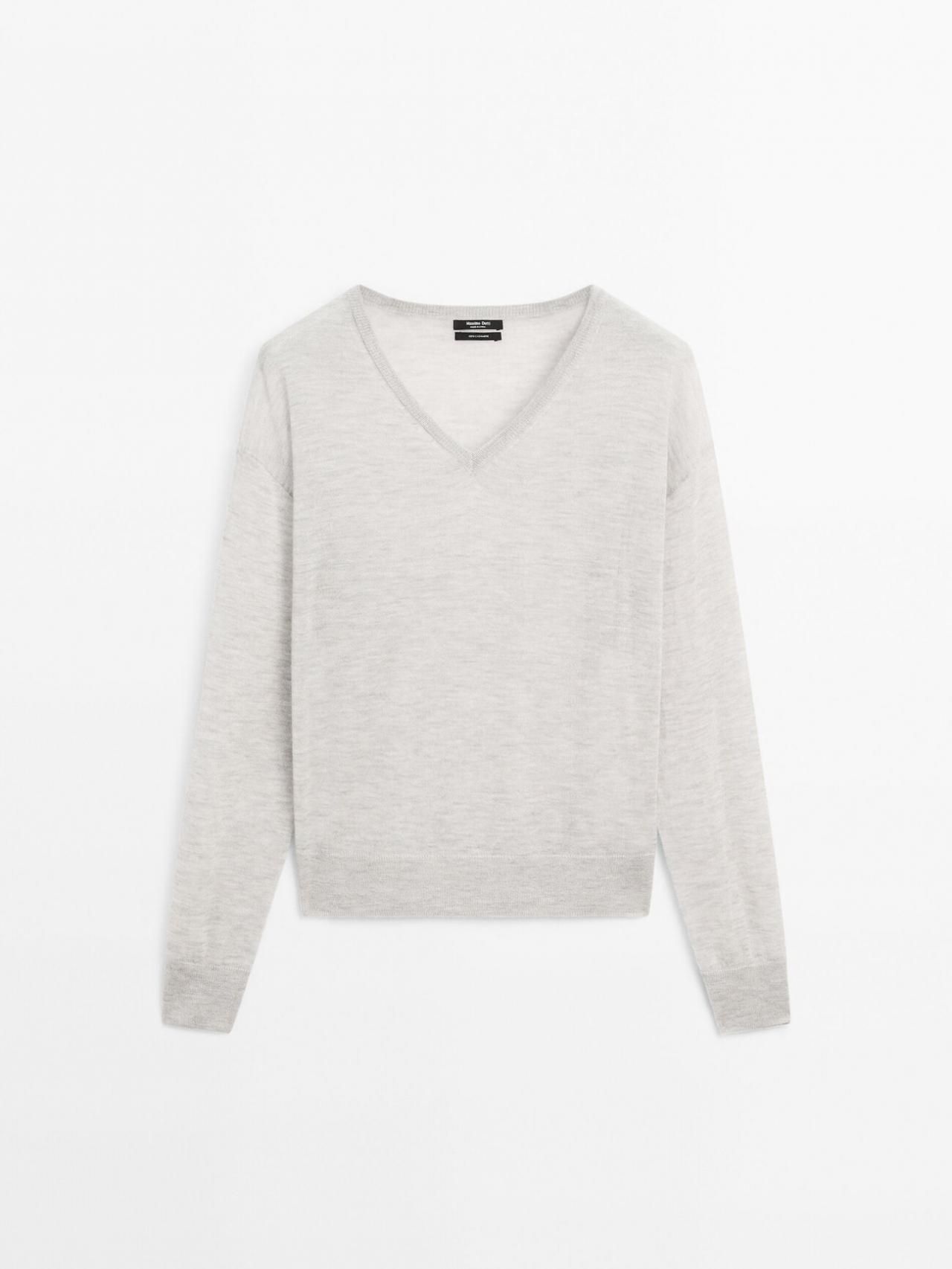 마시모두띠 캐시미어 파인 니트 스웨터 5621/635 PALE GREY