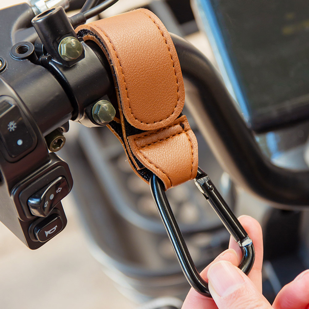 레더 카라비너 유모차고리 가방걸이 후크 1+1