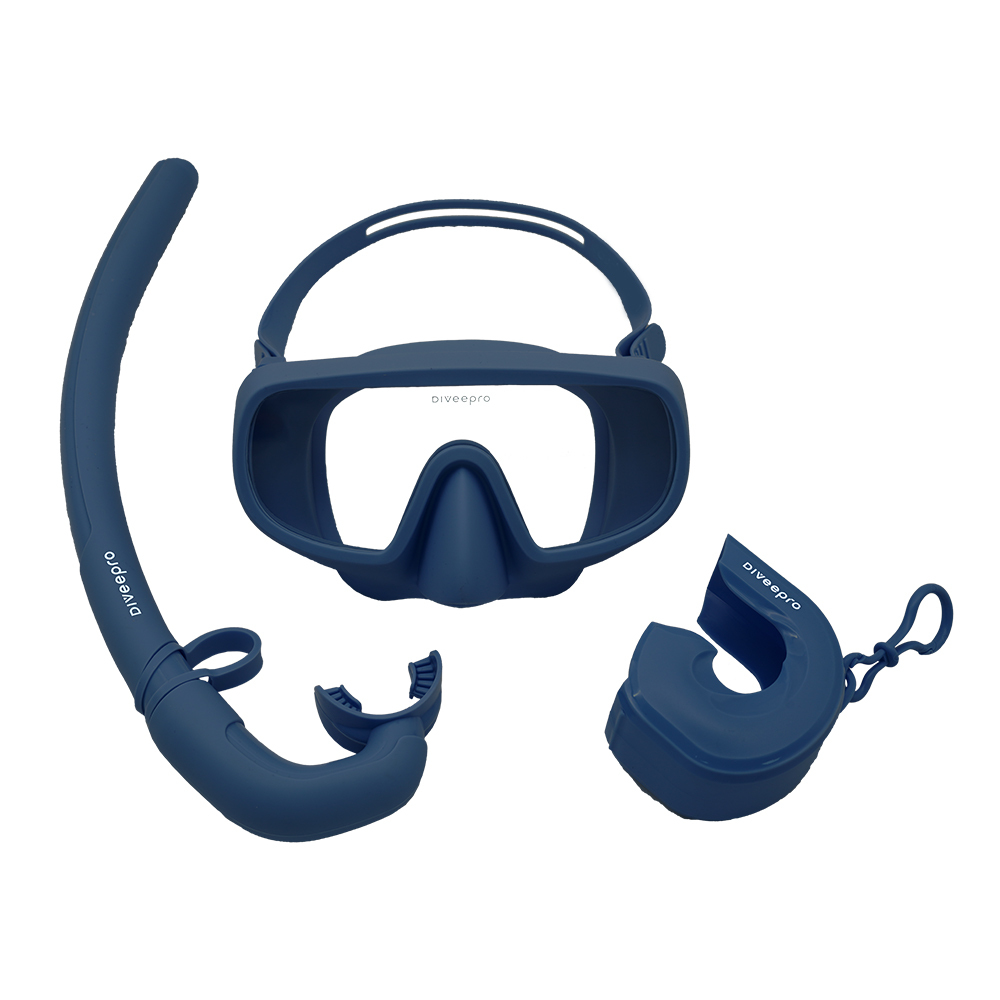 다이비프로 스노쿨링 마스크 아쿠아젠 폴더블 휴대용 물안경