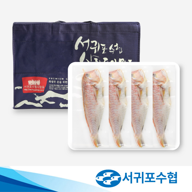 [서귀포수협] 왕특대 제주 통옥돔 선물세트 3.5kg 부직포가방 - 상품 이미지