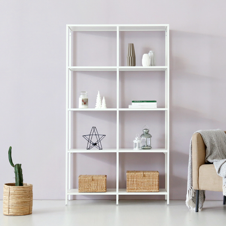 TETOS 넓은 선반 1000 1000mmx360mmx1750mm, 5단, 화이트 7649.5626