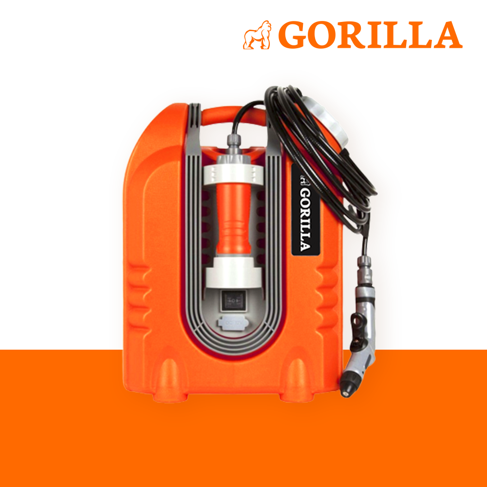 고릴라 휴대용 무선 캠핑 샤워기 야외 간이 이동식 샤워팩 GO12PWB