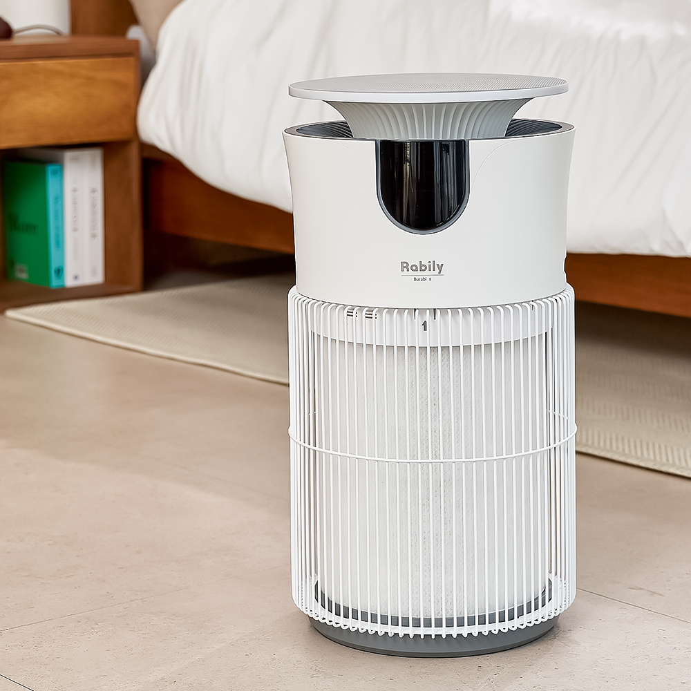 라빌리 펫 전용 공기청정기 반려동물 냄새 털 제거 HEPA 3단계 필터 UVC 살균 음이온