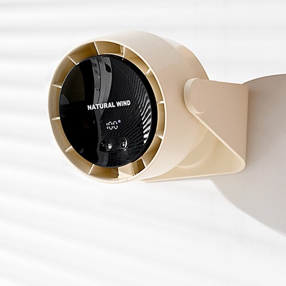 벽에 붙이는 미니 선풍기 벽걸이 무타공 선풍기 소형 화장실 서큘레이터