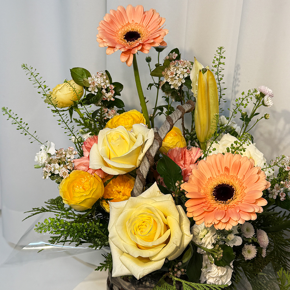 충북 제천 혼합 꽃바구니 플라워 생화 생일 기념일 발렌타인데이 축하 감사 인사 전국꽃배달