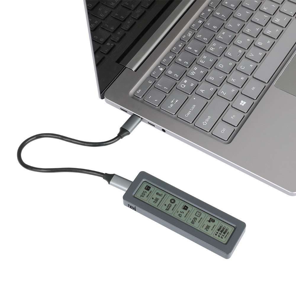 넥시 NVMe M.2 SSD 외장하드 케이스 썬더볼트 디스플레이 리더기 상태표시 - 상세 이미지 4