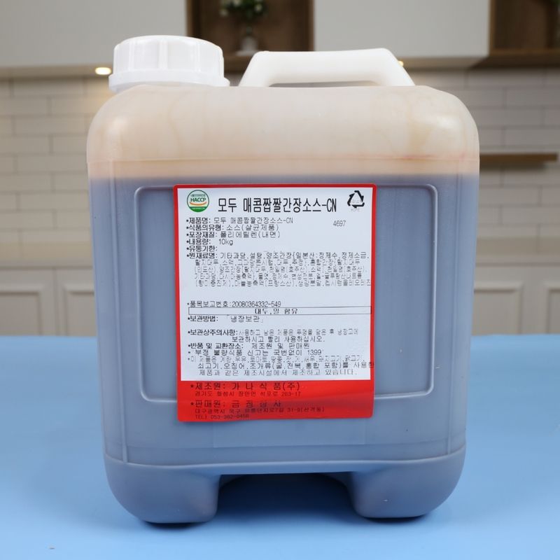 가나식품 모두매콤짭짤 간장소스 10KG 옛날통닭용 간장치킨소스 - 상품 이미지