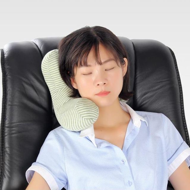 낮잠 베게 직장인 사무실 책상 팔베개 쿠션 허리 바디 방석 애니메이션