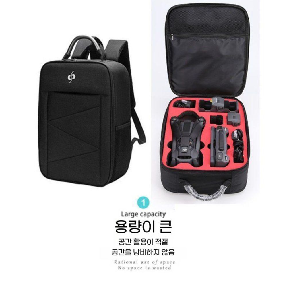 DJI 매빅4 프로 수납 가방 하드쉘 방수 배낭 캐주얼 휴대용 백팩 - 상세 이미지 2
