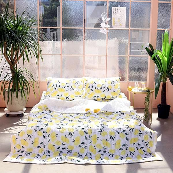 비타민 시어서커 홑이불 더크린 단품 겨울이불 극세사 구스 세트