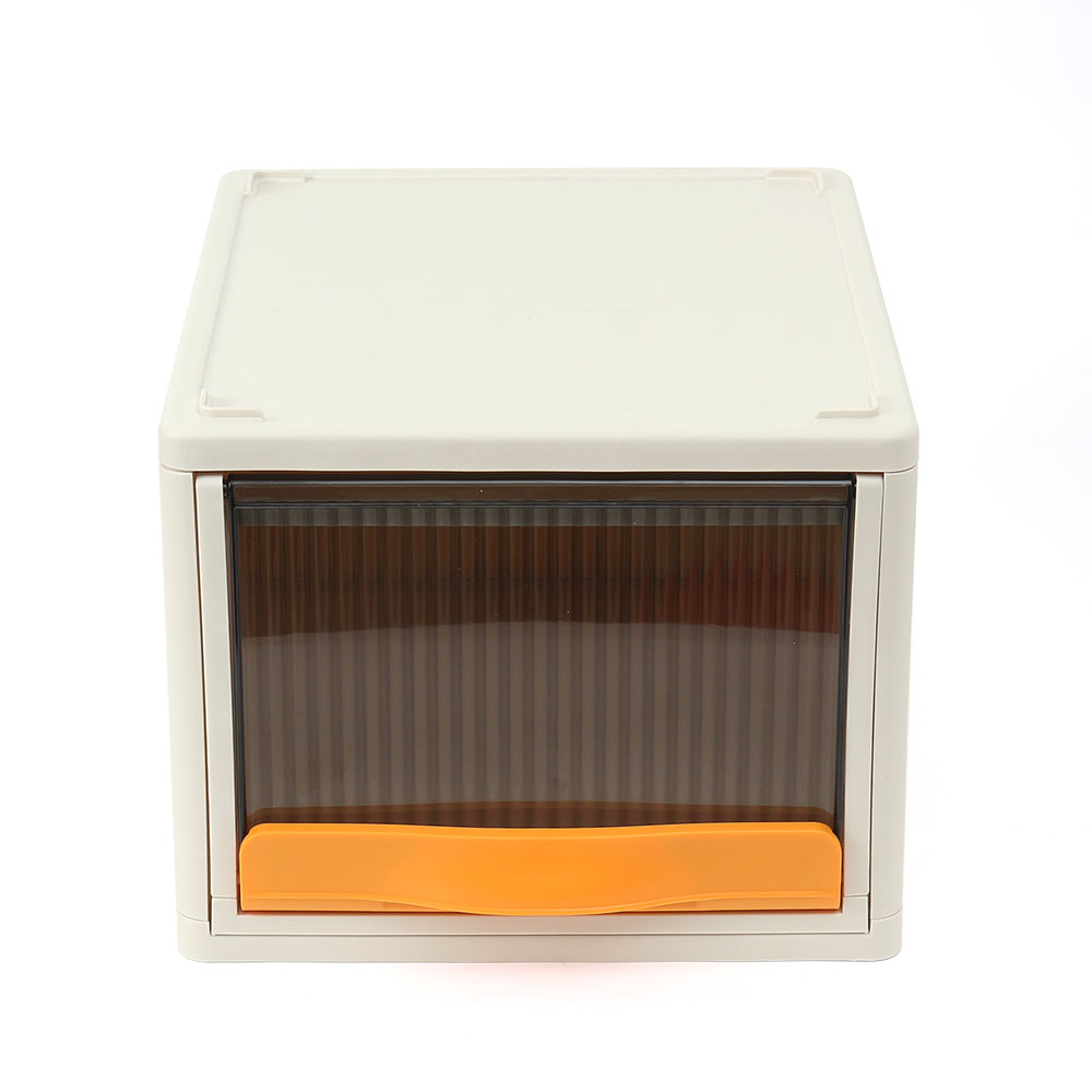 멀티 수납 서랍형 박스 리빙 16.5L( 오렌지) 의류 정리함 수납함 옷정리함 옷수납함