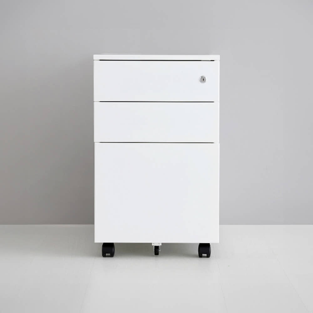 TAZO 서랍장 390640 390x500x640mm, 3단, 화이트 9033.2177 - 메인 이미지