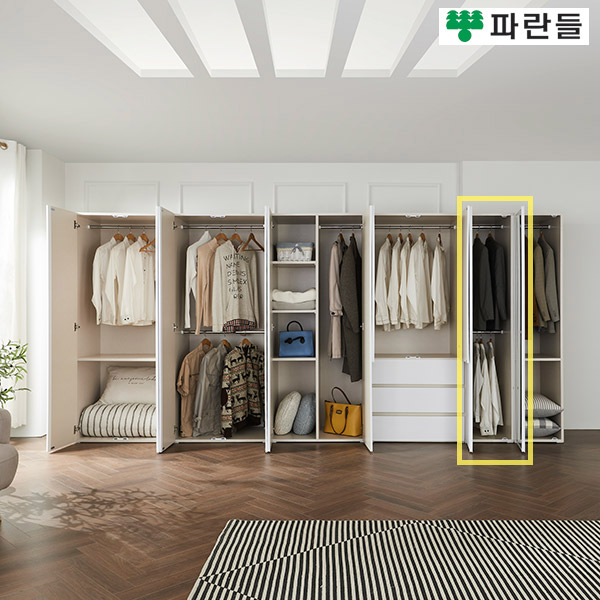 파란들가구 400 전신거울 틈새양복 옷장 전신경 틈새장롱 - 상세 이미지 3