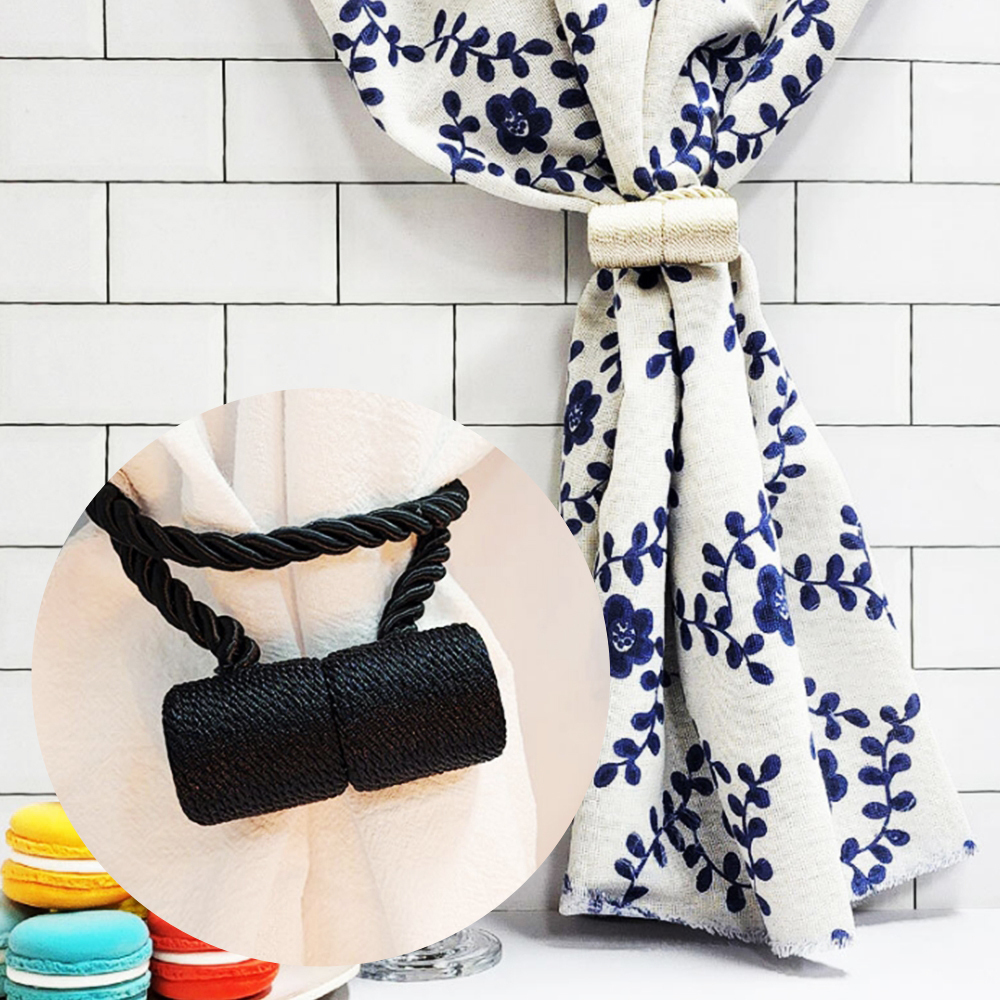 커튼끈 자석 고정 홀더 타이 집게 걸이 장식 악세사리 블라인드줄