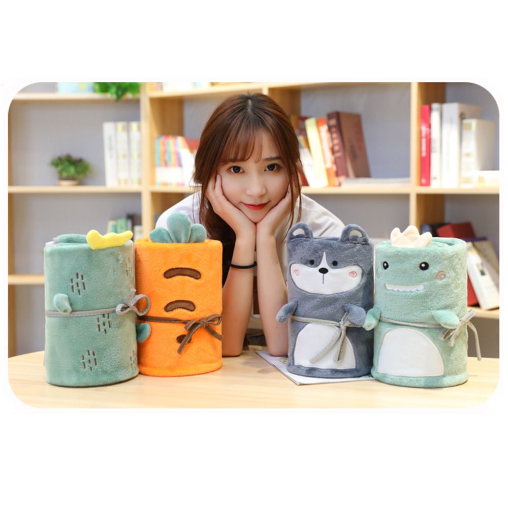 극세사 캐릭터 무릎 담요 사무실 낮잠 블랭킷 귀여운