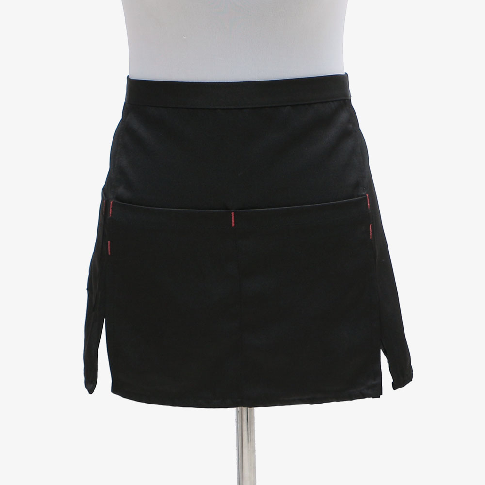 예스 셰프 미니 허리 앞치마 주방 카페 블랙) 요리 공방 미술 방수 예쁜 주부