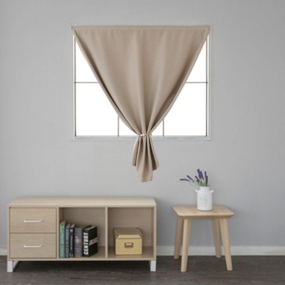 찍찍이 암막 커튼 방풍 거실 원룸 무타공 커텐 150x 180