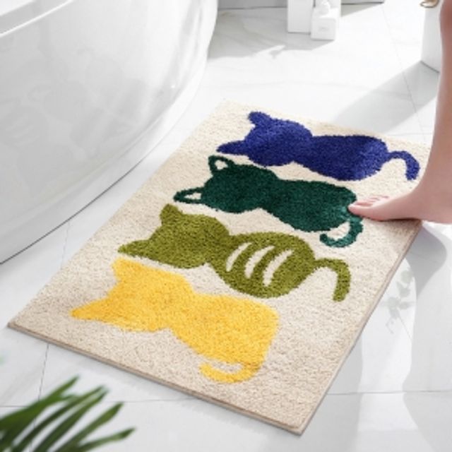 야옹이 프렌즈논 슬립발 매트 화장실 욕실발 주방발 현관발 화장실발 싱크 대발