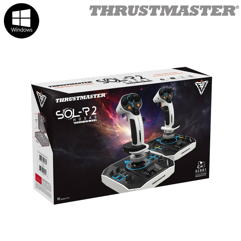 트러스트마스터 SOL-R2 HOSAS SPACE SIM DUO FLIGHTSTICK 비행조이스틱 (PC) - 상세 이미지 3