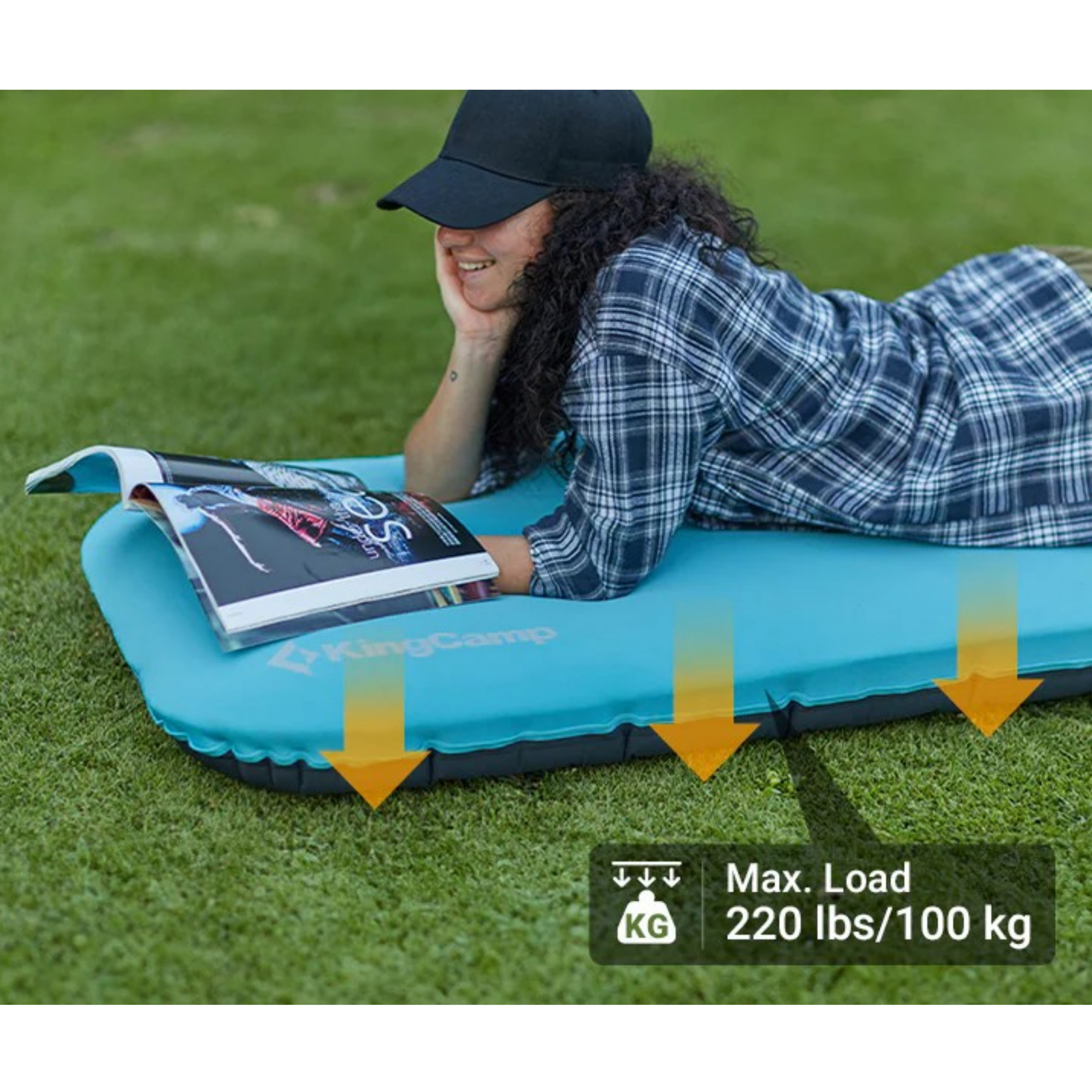 킹캠프 자동 팽창 메트리스 캠핑 KM2420 SUPER LIGHT COMFORT 10