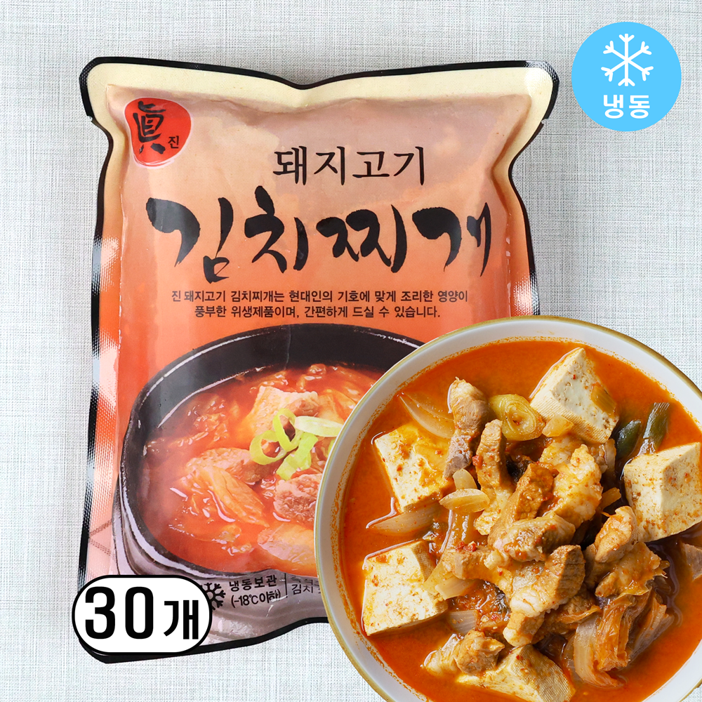 연주푸드 얼큰한 진 돼지고기 김치탕 김치찌개 500g 30개 - 상품 이미지