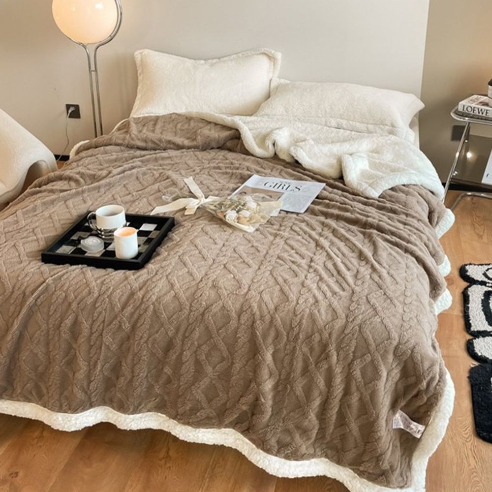 마이크로 극세사 이불 겨울 보온 차렵이불 퀸 킹 겨울이불 침대 캠핑