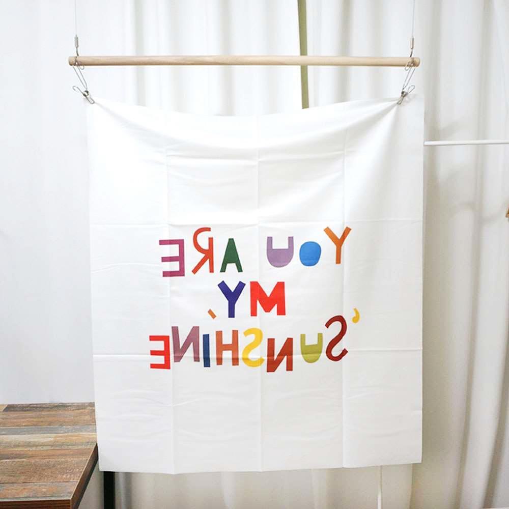 선샤인 패브릭 액자 포스터 인테리어 벨벳 가림막