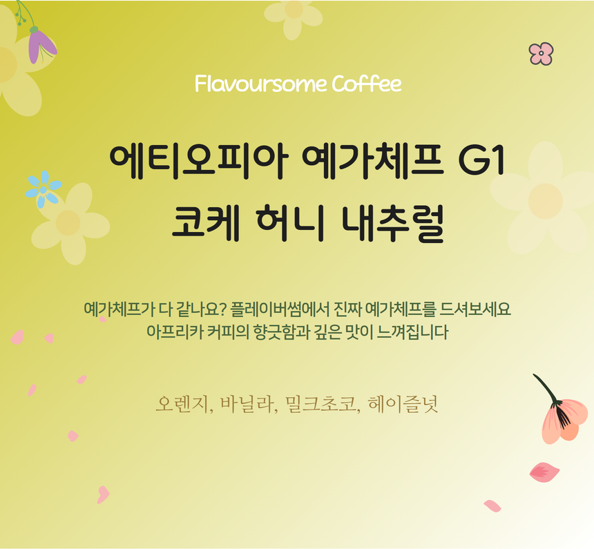 에티오피아 예가체프 G1 코케 허니 내추럴 - 메인 이미지