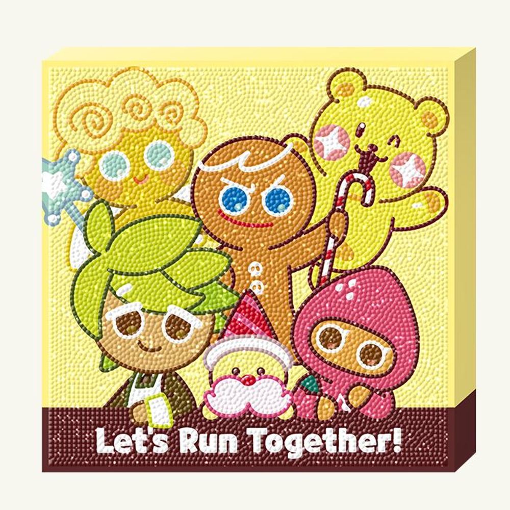 우리는 쿠키런 보석 십자수 25x 큐빅 비즈 캔버스형 공예 취미 만들기