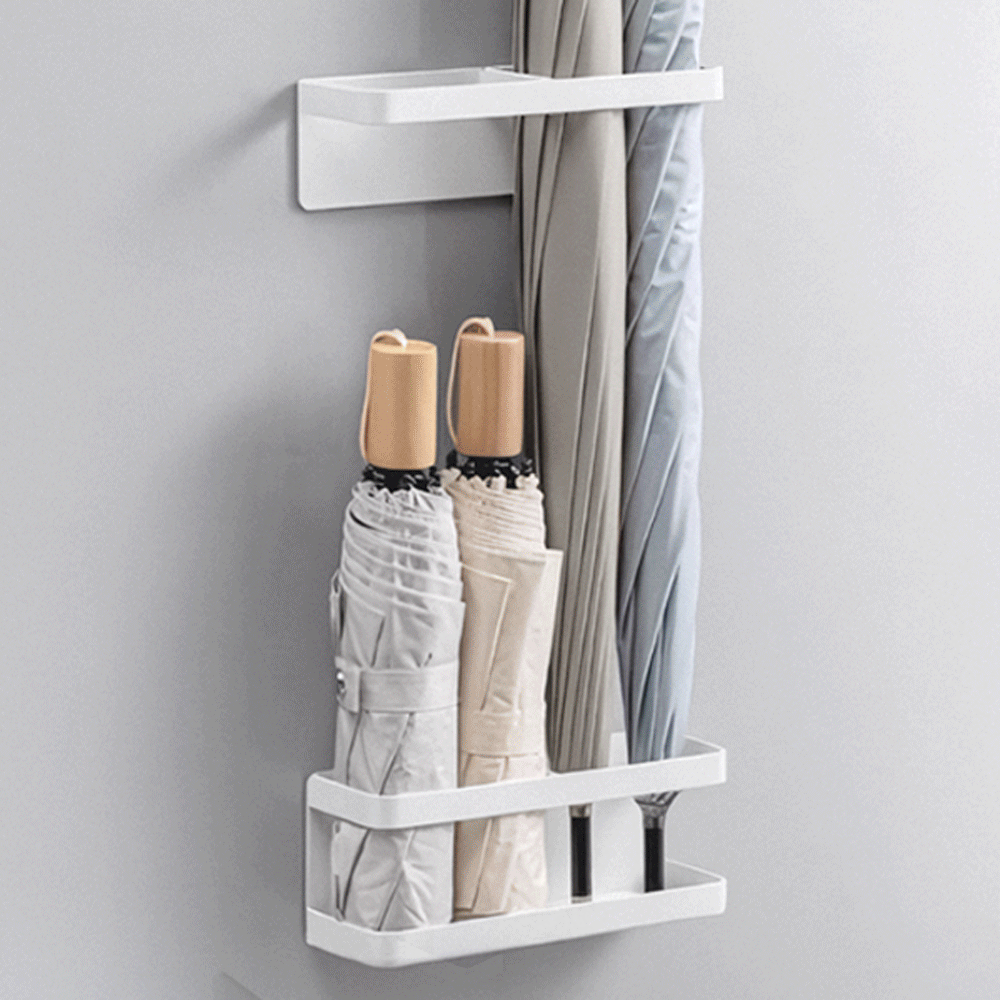 현관문 자석 우산 꽂이 장우산 단우산 길이 조절 보관함 철제 모던 신발 장정리 수납