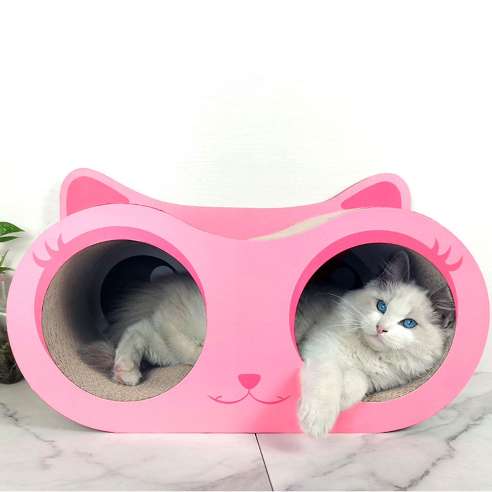 개과천선 어몽드 핑클렛 고양이 스크래쳐 숨숨집 반려묘 고양이 캣 하우스 이미지 6