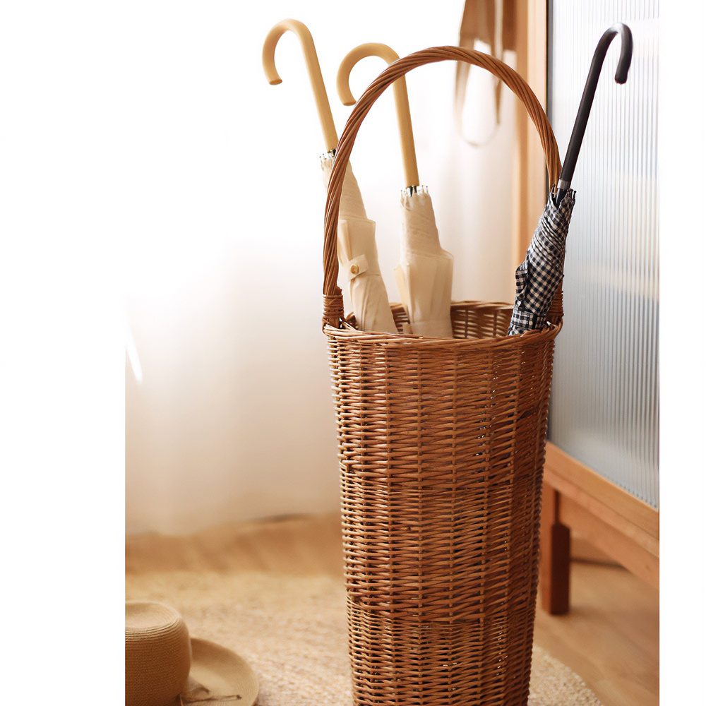 카페 우산꽂이 정리 신발장 현관 모던 우산 보관함 브라운