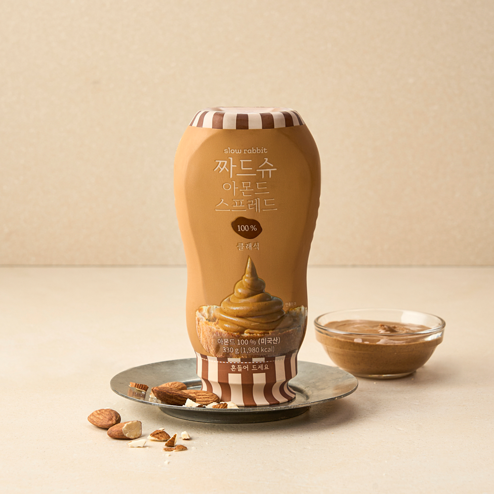 슬로우래빗 짜먹는 아몬드 스프레드 클래식 100% 10개입 250g, 1개 - 상세 이미지 3