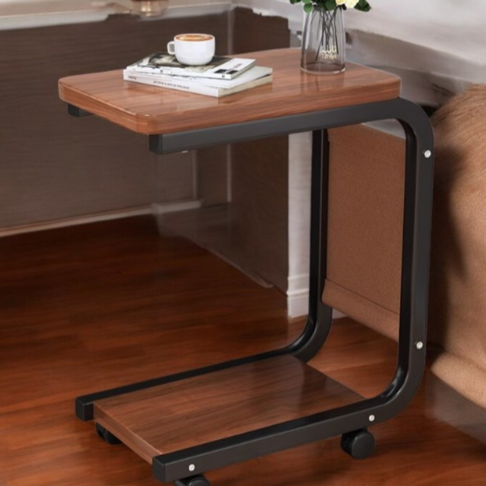 사이드 테이블 거실 쇼파 이동식 베드 협탁 침대 옆 보조 간이 틈새 미니 책상 접이식