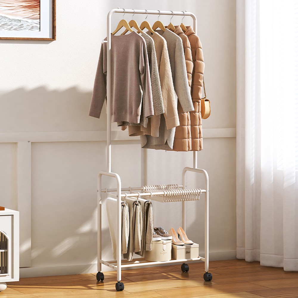 멀티형 행거 스탠드 옷걸이 미니 고정식 이동식 옷행거 튼튼한헹거 선반 철제