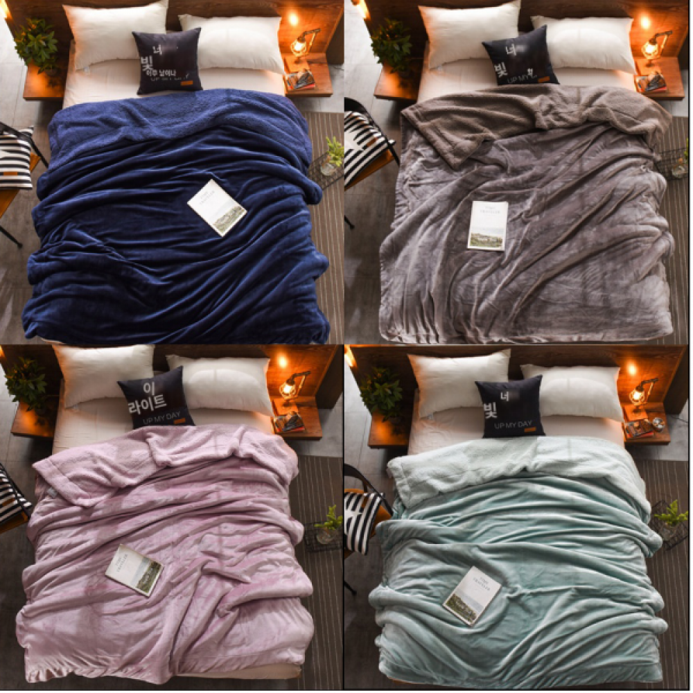 밍크 극세사 담요 특대형 킹사이즈 부들부들 와플이불 차박 캠핑