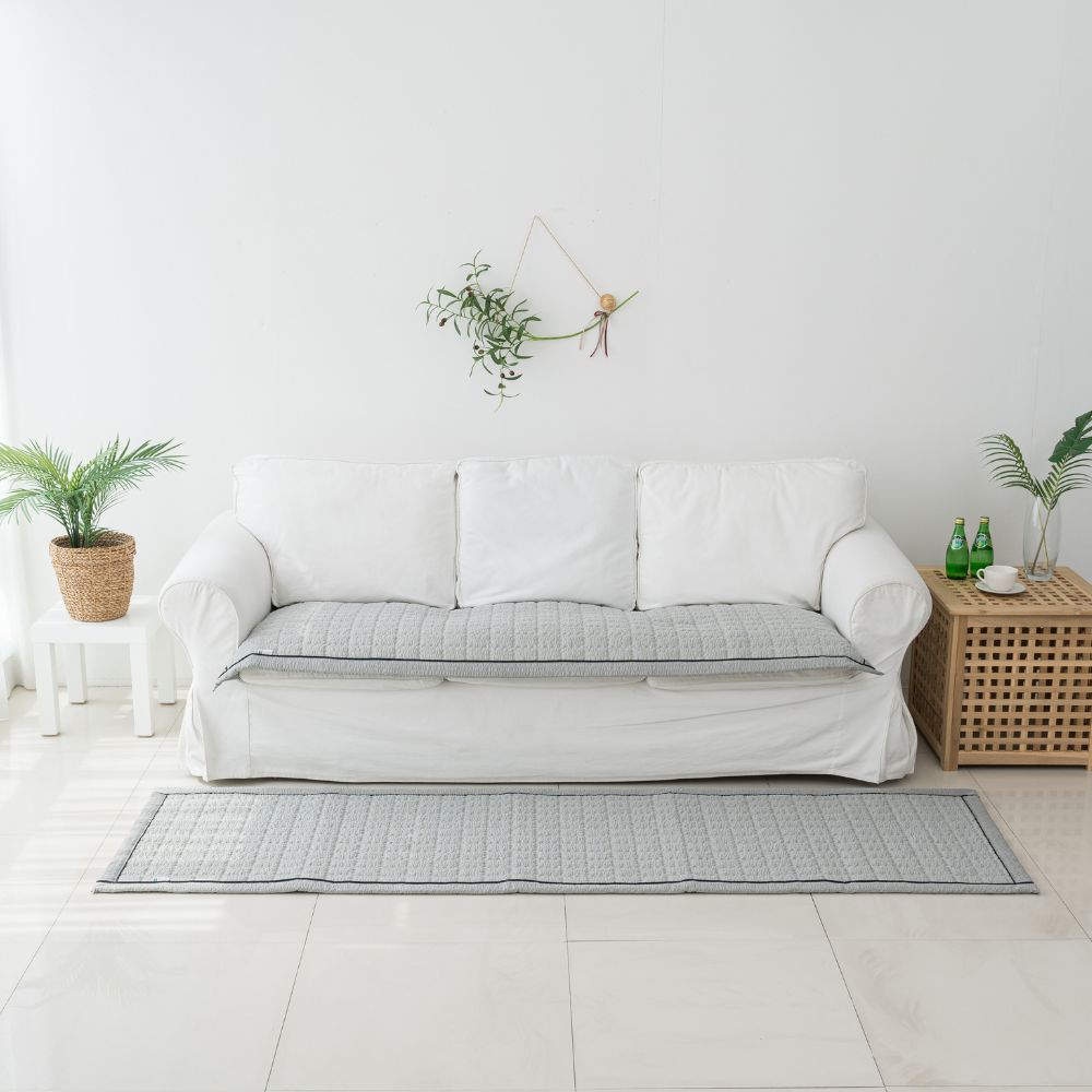 포인트 리플 소파 패드 여름 사카 시원한 쇼파 패드2 인용 패드3 패드4 패드돌 소파용