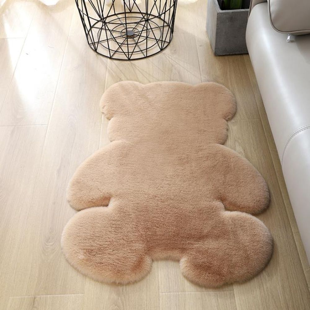 보송보송한 곰돌이 카펫 발매트 거실 침실 방 욕실발 북유럽 주방 싱크대 - 상품 이미지
