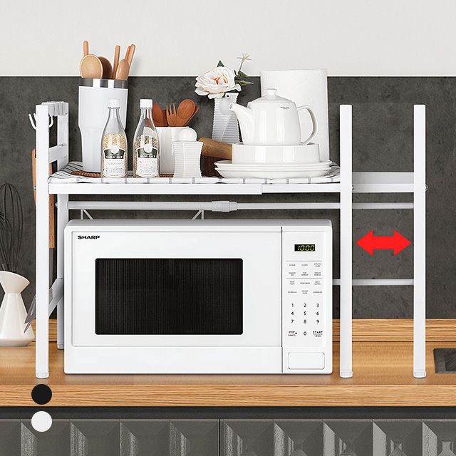 전자레인지 선반 2단 수납장 주방렌 지대 밥솥다이 미니 렌지대 광파 오븐렌