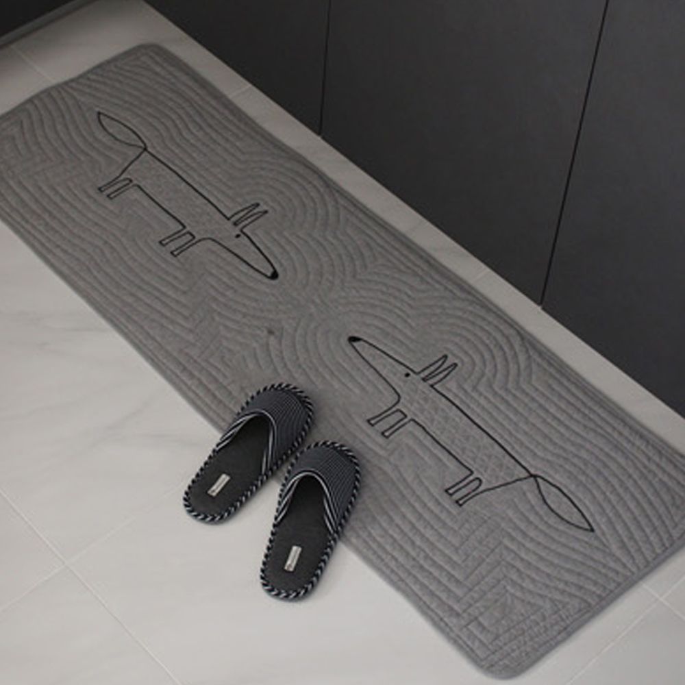 누빔 주방 매트 순면 미끄럼 방지 싱크대 발매트 발판 주방발 씽크대 자취 필수품 바닥