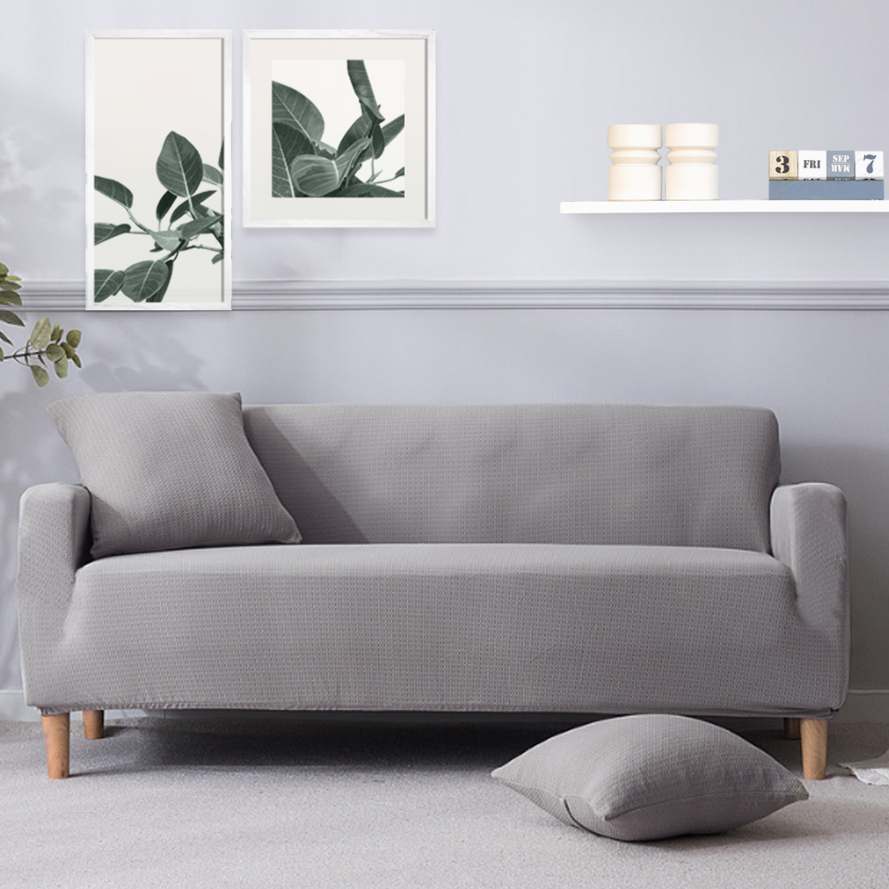 모던 체인지 3인용 소파 커버( 그레이) 패브릭 쇼파 덮개 스킨 천갈이 스판 쇼파리폼